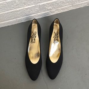 Ferragamo Black Heels